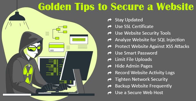 Golden Tips to Protect Your Website From Hackers