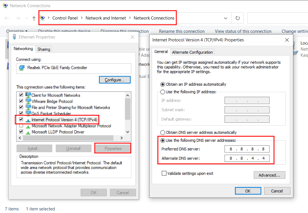 Public DNS Servers