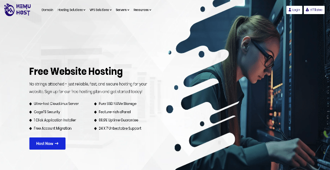 KemuHost: Free Web Hosting with cPanel