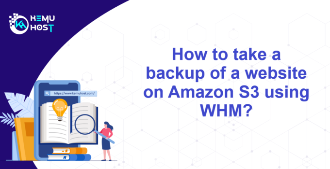 backup of a website on Amazon S3 using WHM
