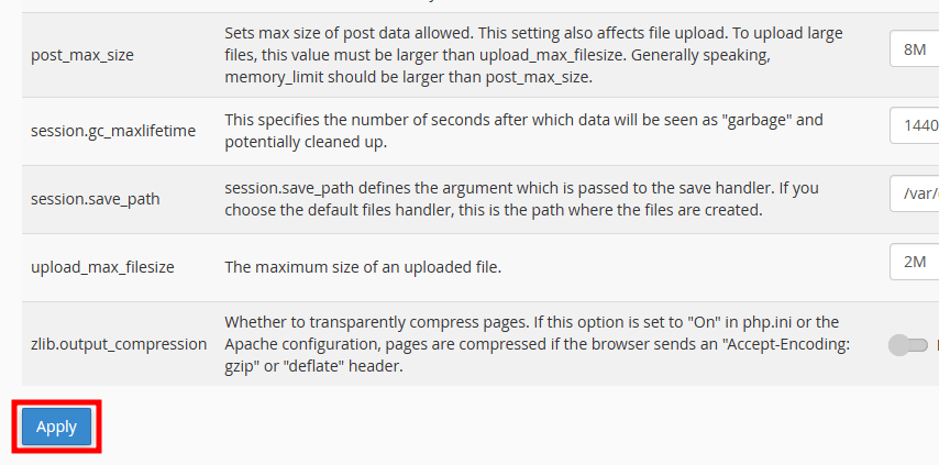 customize php directive and save