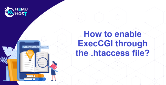 enable ExecCGI through the htaccess file