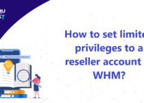 set limited privileges to a reseller account in WHM