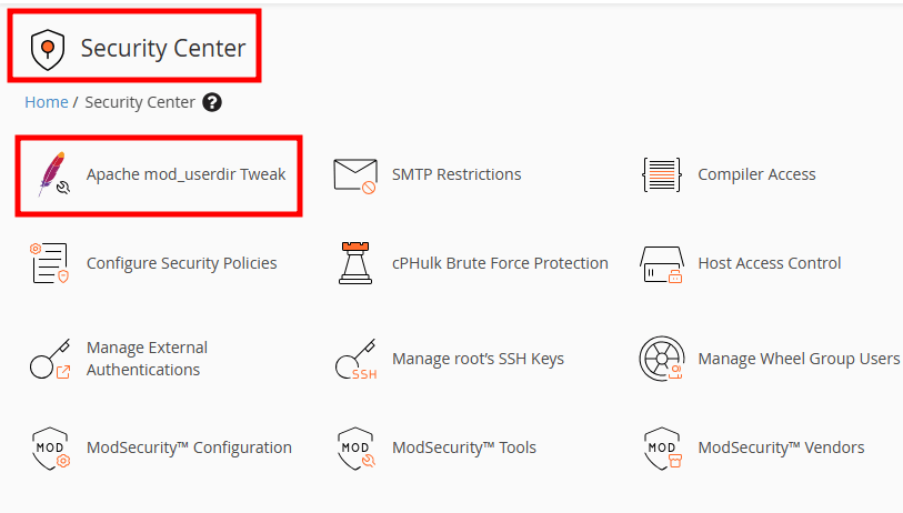 whm apache modusr tweak