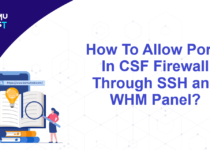 Allow Ports In CSF Firewall Through SSH and WHM Panel
