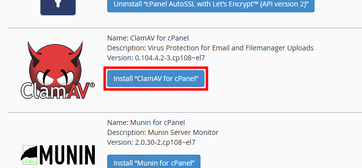 whm install clamav