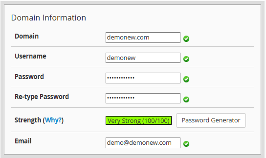whm cpanel domain info