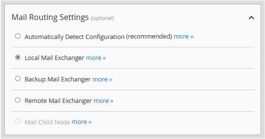 whm cpanel mail routing