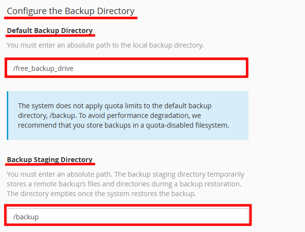 whm backup config directory