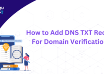 How to Add DNS TXT Record For Domain Verification